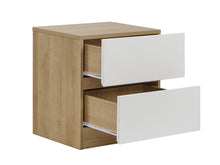 Load image into Gallery viewer, Harris Bedside Table - Oak + White