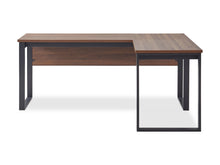 Load image into Gallery viewer, Nakia Computer Corner Desk - Walnut