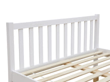 Load image into Gallery viewer, Baker Double Wooden Bed Frame - White
