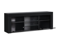 Load image into Gallery viewer, Atka 1.45m LED Entertainment Unit - Black