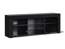Load image into Gallery viewer, Atka 1.45m LED Entertainment Unit - Black