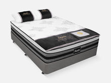 Load image into Gallery viewer, VINSON Fabric Queen Bed with Luxury Latex Mattress - GREY