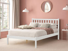 Load image into Gallery viewer, Baker Double Wooden Bed Frame - White