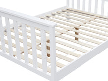 Load image into Gallery viewer, Andes double wooden bed frame - white