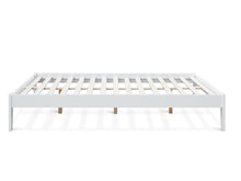 Load image into Gallery viewer, Meri Queen Wooden Bed Frame - White