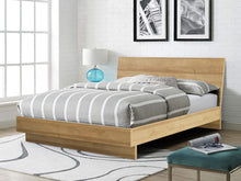 Load image into Gallery viewer, Hekla Queen Wooden Bed Frame - Oak