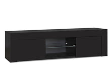 Load image into Gallery viewer, Maize 1.3m LED Entertainment Unit - Black