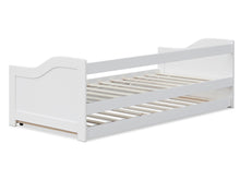 Load image into Gallery viewer, Laila Single Wooden Trundle Bed Frame - White