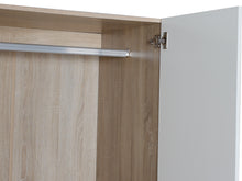 Load image into Gallery viewer, Bram 2 Door Wardrobe with 2 Drawers - Oak