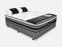 Load image into Gallery viewer, VINSON Fabric Queen Bed with Luxury Latex Mattress - GREY