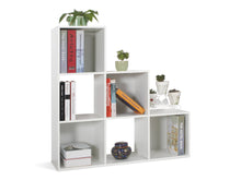 Load image into Gallery viewer, Tana Bookshelf 6 Cube Bookcase Stand Rack - White