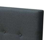 Load image into Gallery viewer, Susan King Single Fabric Upholstered Headboard - Charcoal