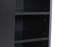 Load image into Gallery viewer, Maui 2 Door Shoe Cabinet Storage Rack - Black