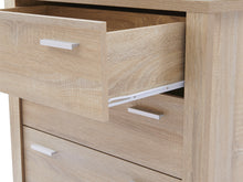 Load image into Gallery viewer, 22156 - Sagano Tallboy 5 Drawer - Oak - Betalife