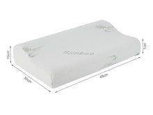 Load image into Gallery viewer, Memory Foam Pillow with Bamboo Cover 2PCS - M