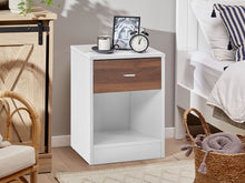 Load image into Gallery viewer, Quilo Wooden Bedside Table - Walnut