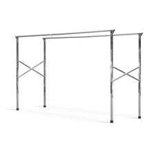 Load image into Gallery viewer, 2.4m Foldable Stainless Steel Clothes Rack