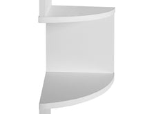 Load image into Gallery viewer, Nemi 5-Tier Wall Mounted Corner Shelf Storage Shelf - White