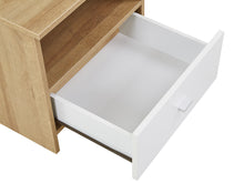 Load image into Gallery viewer, Makalu Wooden Bedside Table Nightstand - Oak