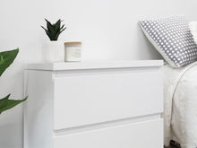 Load image into Gallery viewer, Tongass Wooden Bedside Table - White