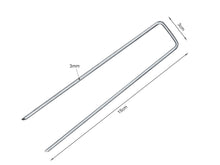 Load image into Gallery viewer, Weedmat Pins Weed Mat Pegs Weedmat Staples 300pcs