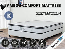 Load image into Gallery viewer, 21491 - BetaLife Bamboo Comfort Series Mattress - KING - Betalife