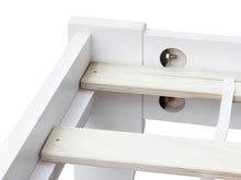 Load image into Gallery viewer, Meri Queen Wooden Bed Frame - White