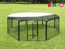 Load image into Gallery viewer, BINGO Dog Pet Play Pen With Cover 100 x 80CM - 8pcs