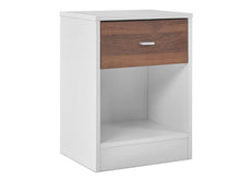 Load image into Gallery viewer, Quilo Wooden Bedside Table - Walnut