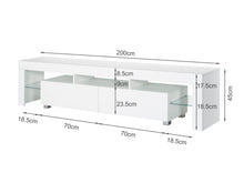 Load image into Gallery viewer, Arvada 2m LED Entertainment Unit - White