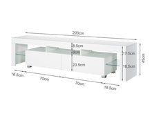 Load image into Gallery viewer, Arvada 2m LED Entertainment Unit - White
