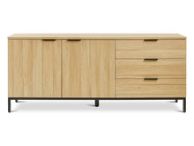 Load image into Gallery viewer, Ocala Sideboard Buffet Table with Drawer - Oak