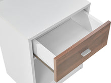 Load image into Gallery viewer, Quilo Wooden Bedside Table - Walnut