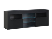 Load image into Gallery viewer, Atka 1.45m LED Entertainment Unit - Black