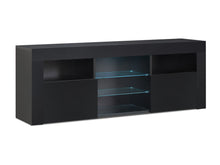 Load image into Gallery viewer, Atka 1.45m LED Entertainment Unit - Black