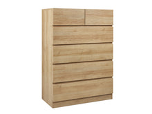 Load image into Gallery viewer, Harris 6 Drawers Tallboy - Oak