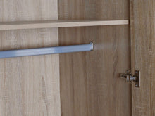 Load image into Gallery viewer, Bram 3 Door Wardrobe Cabinet - Oak