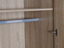 Load image into Gallery viewer, Bram 3 Door Wardrobe Cabinet - Oak
