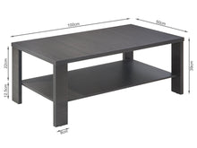 Load image into Gallery viewer, Koda Rectangle Coffee Table - Black