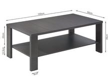 Load image into Gallery viewer, Koda Rectangle Coffee Table - Black