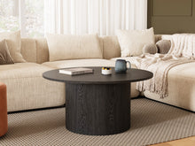 Load image into Gallery viewer, Adley Round Coffee Table 90cm - Black