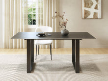 Load image into Gallery viewer, Ainsley 180 X 90cm Ceramic Dining Table - Golden Black
