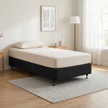 Load image into Gallery viewer, VINSON Fabric Single Bed Base - BLACK