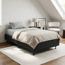 Load image into Gallery viewer, Vinson Fabric King Single Bed Base - Black