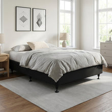 Load image into Gallery viewer, Vinson Fabric Double Bed Base - Black