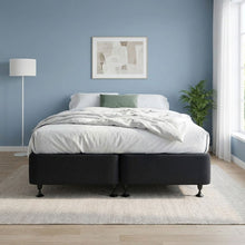 Load image into Gallery viewer, Vinson Fabric King Split Bed Base - Black