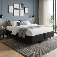 Load image into Gallery viewer, Vinson Fabric Super King Split Bed Base - Black