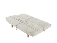 Load image into Gallery viewer, Alnwick 3 Seater Sofa Bed - Beige