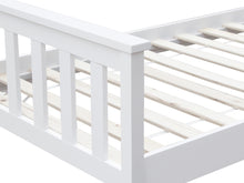 Load image into Gallery viewer, Andes Single Wooden Bed Frame - White