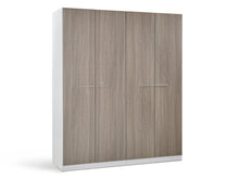Load image into Gallery viewer, Waipoua Wooden Wardrobe - Grey Oak